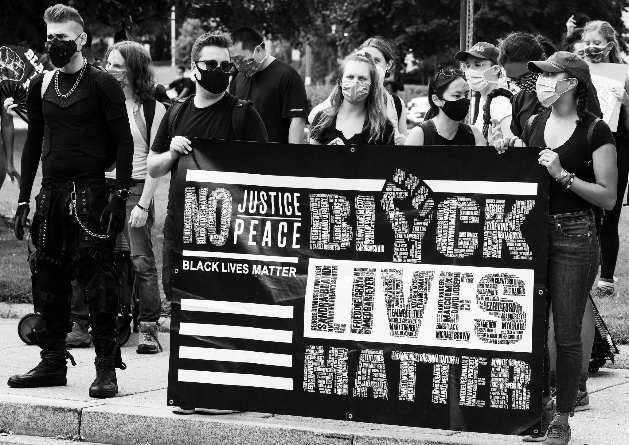 Black Lives Matter march fron Sheridan Circle, D.C., 9/12/20