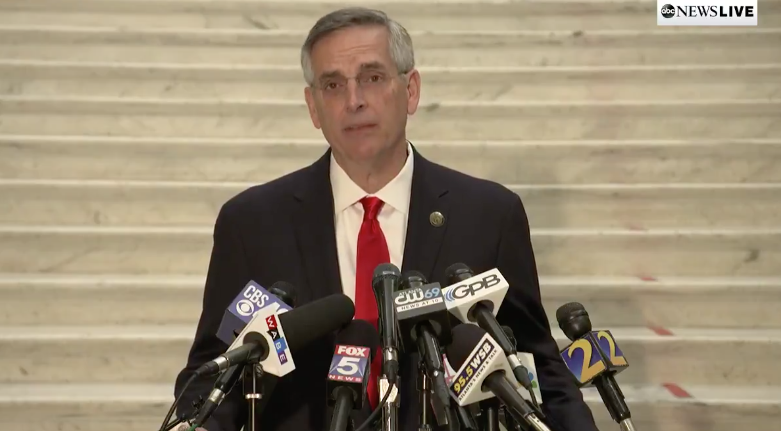 “With a margin that small, there will be a recount,” Raffensperger said.