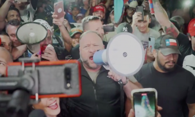 Alex Jones at Maricopa County Election's office.