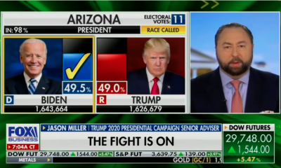 Jason Miller appears on Fox Business Monday Nov. 9