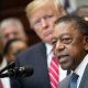 President Donald J. Trump listens as Bob Johnson , founder of the BET and RLJ Companies, addresses his remarks Wednesday, Dec. 12, 2018, at the signing ceremony of the Executive Order to establish the White House Opportunity and Revitalization Council in the Roosevelt Room of the White House. (Official White House Photo by Shealah Craighead